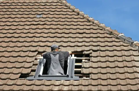 Pose de velux - La Rouquette